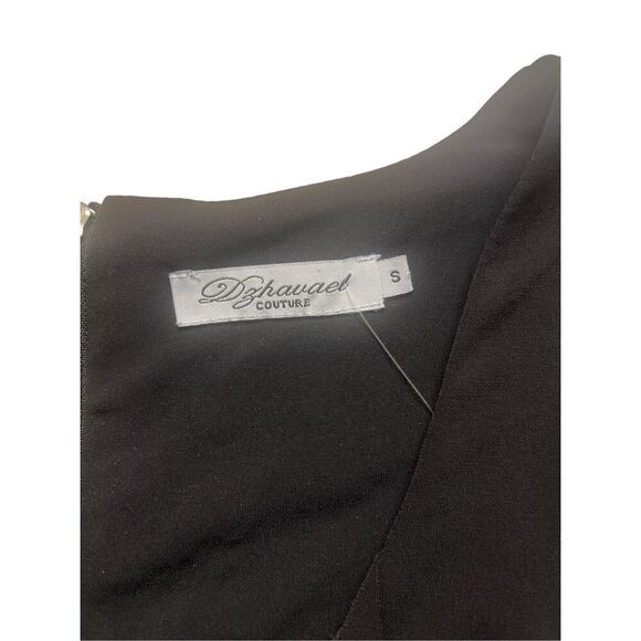 Dzhavael Couture little black dress sz Small - Picture 4 of 4